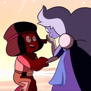 Elsa se apaixonará por outra garota em 'Frozen 2', dizem rumores No último capítulo da quinta temporada de “Steven Universe” aconteceu o casamento entre Ruby e Sapphire. (Foto: Divulgação)