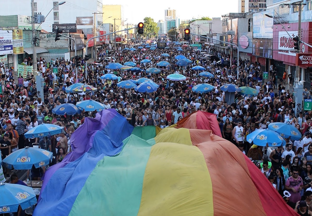 Em 2017, a Parada LGBTS de Taguatinga reuniu cerca de 40 mil pessoas. (Foto: Ernane Queiroz/Arquivo/Gay1)