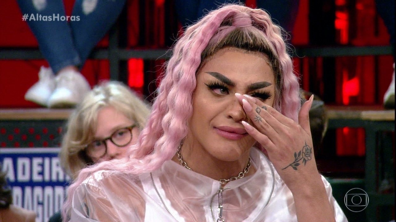 Pabllo Vittar se emociona ao lembrar bullying na infância: 'Foi muito difícil'. (Foto: Reprodução/TV Globo)