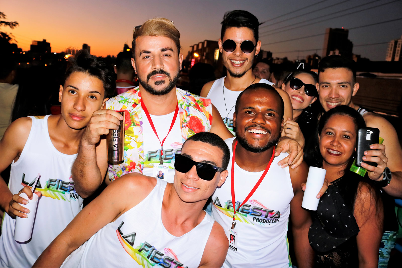 A produtora La Fiesta foi uma das apoiadoras da 13ª Parada LGBTS de Taguatinga. (Foto: Ernane Queiroz/Gay1)