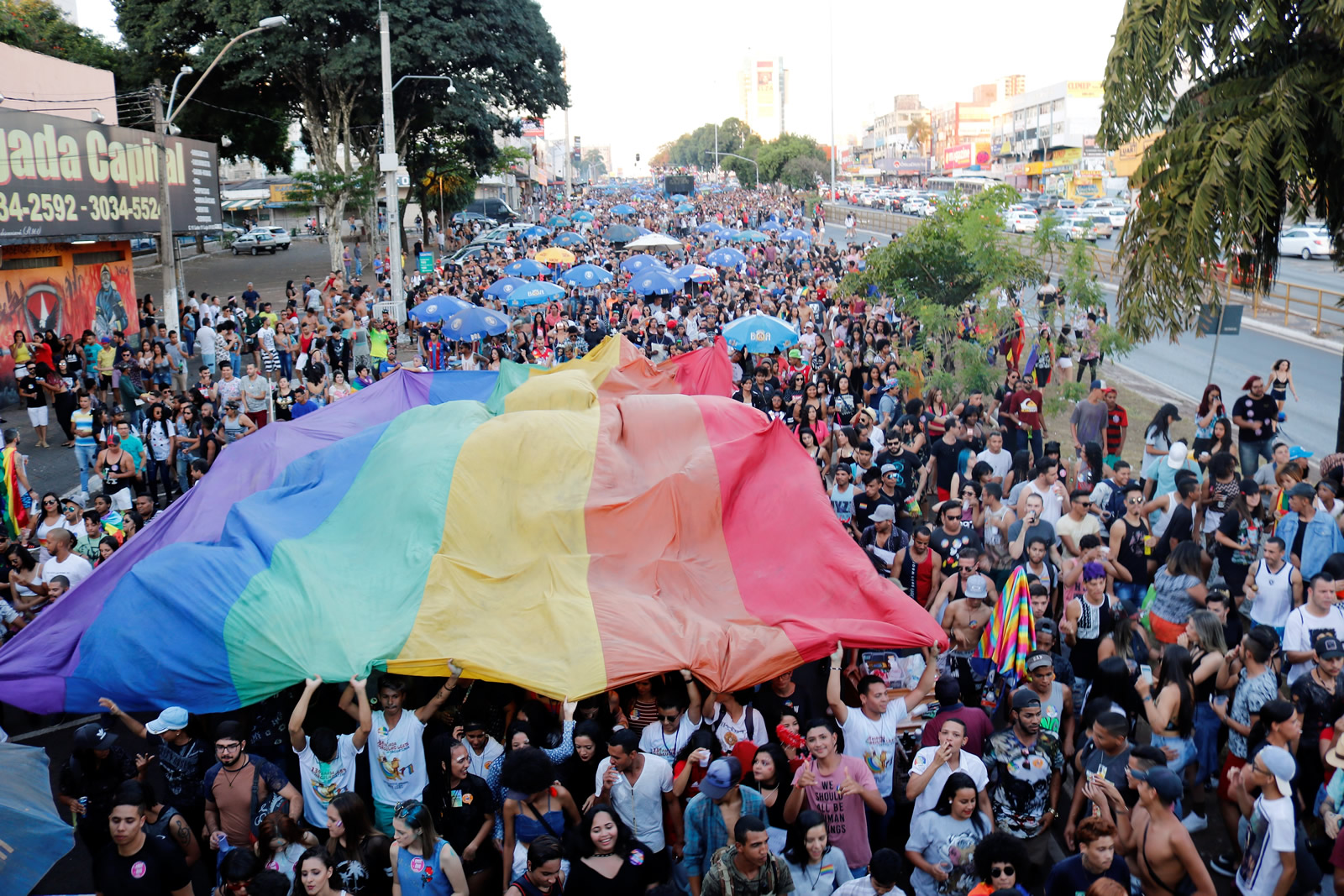 13ª Parada do Orgulho LGBTS de Taguatinga, DF. (Foto: Ernane Queiroz/Gay1)