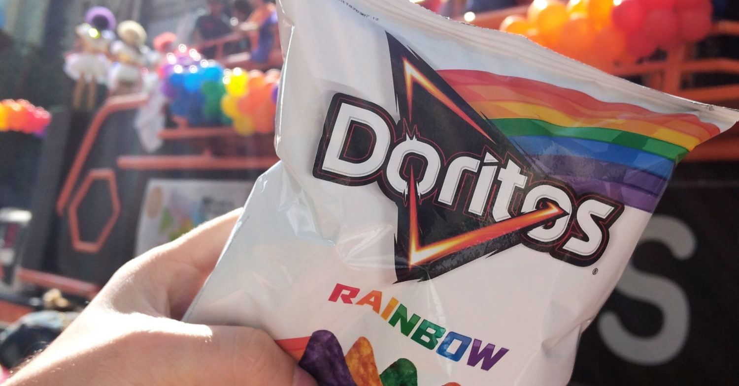 Doritos Raibow, em comemoração a Parada LGBT de São Paulo. (Foto: Divulgação)